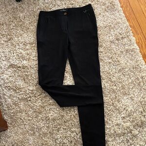 3/$15 Talbots Classic Black Straight Leg heavy weight knit pants